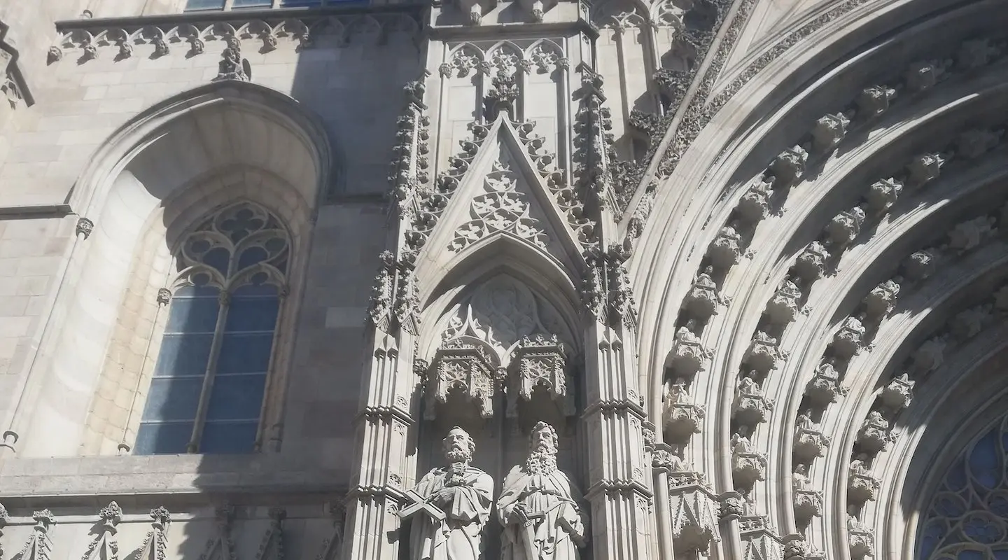 Catedral del Mar en Barcelona, España. Foto de Derlys Domínguez en 2019.