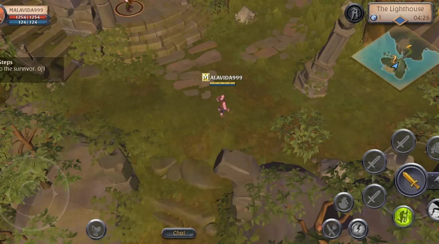 Captura de pantalla del videojuego Albion online.